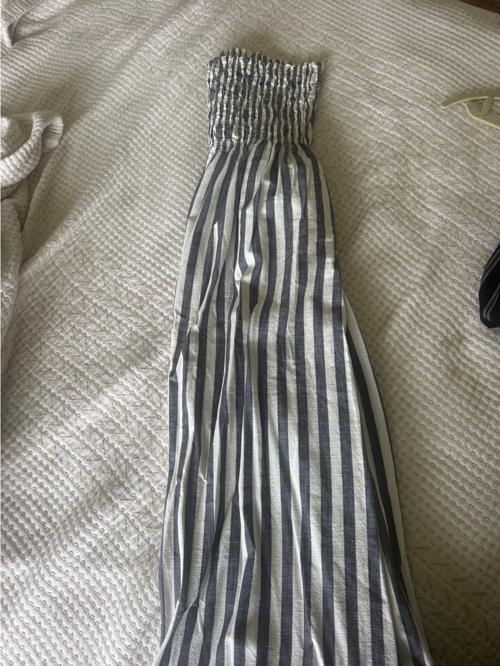 Universal thread strapless linen dress